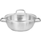 Duxtop Panela Inox 5,7 Qt com Tampa de Vidro, Tecnologia Impact-bonded