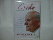 Dvd Credo João Paulo II- Árias E Hinos Andrea Bocelli