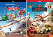 DVD Disney Aviões + DVD Aviões 2 Heróis do Fogo ao Resgate
