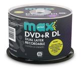 Dvd+r 8.5 Gb Maxprint Printable 240minutos 8x Pacote 50 Unid