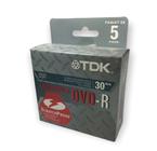 Dvd-r tdk camcorder 30min 1.4gb - caixa c/5 unidades