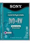 DVD+RW Sony de 8 cm com Hangtab 1,4 GB e 30 minutos de armazenamento - Único