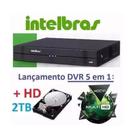 Dvr 16 Canais Intelbras Full hd Com Hd 2000 Gigas