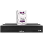 Dvr Gravador de Vídeo Intelbras MHDX 3116-C 16 Canais Full HD 1080p com Compressão H.265+ e Inteligência Artificial + HD 1TB Purple