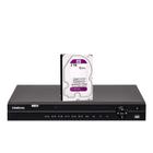 Dvr Gravador Digital de vídeo Intelbras MHDX 1232 H.265+ 32 Canais 1080p Lite + HD purple 2TB