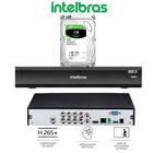 Dvr Intelbras 8 Canais iMhdx 3008 Hdcvi Ahd Hdtvi 5 Em 1 c/ inteligência de Vídeo + hd 3TB