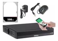 Dvr Intelbras 8 Canais Mhdx 1008c C/hd 500gb Instalado