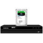 DVR Intelbras MHDX 1216 Full HD 1080P 16 Canais Gravador Digital de Vídeo + HD 2TB SkyHawk