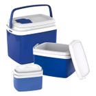 E-combo 3 caixas termicas 32l/12l/5l azul - Soprano