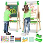 Easel Joyooss for Kids Art com placa magnética em rolo de papel, verde