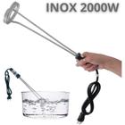 Ebulidor Inox Grande Aquecedor De Água Mergulhão 2000W/127V