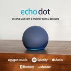 Echo Dot 5ª Geração Smart Speaker com Alexa Bluetooth WIFI caixa de som Assistente Virtual