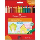 Ecogiz de Cera 12 Cores + Apontador 141412 - Faber Castell - Faber-Castell