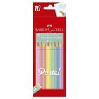 Ecolápis de Cor 10 Cores Tons Pastel Faber Castell