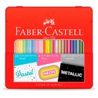 Ecolápis de Cor 24 Cores Pastel/Neon/Metálico - Faber Castell