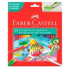 Ecolápis De Cor Faber Castell Aquarelável 24 Cores - Faber-castell