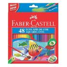 Ecolápis De Cor Faber Castell Aquarelável 48 Cores - Faber-castell