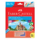 Ecolápis De Cor Faber Castell C/24 Cores + Apontador - FABER-CASTELL