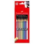 EcoLápis de Cor Metallic - 10 Cores - Faber Castell