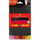 Ecolápis de Cor SuperSoft Estojo 15 Cores Quentes Faber-Castell