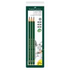 Ecolápis Grafite 2B 6B 8B com 3 Unidades - Faber-Castell