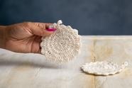 Ecopads 10 Discos de Crochê - 100%Algodão - Roma Natural