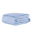 Edredom Avulso Casal Dupla Face Percal 70 Algodão Azul