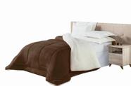 Edredom Cobertor Coberdrom Sherpa Pele Lã de Carneiro Cama Queen 2,40 X 2,20