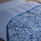 Edredom Cobertor Sonnet King Malha Estampada Dupla Face 100%
