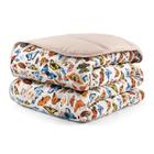 Edredom Dupla Face Malha 100% Algodão Liso C/ Viés Avulso Grosso