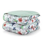 Edredom Dupla Face Malha 100% Algodão Liso C/ Viés Avulso Grosso