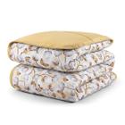 Edredom Dupla Face Malha 100% Algodão Liso C/ Viés Avulso Grosso