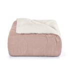 Edredom King Plush Sherpa Hedrons Liso