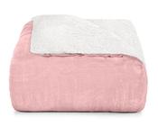 Edredom Plush Sherpa Queen 240cm x 260cm Rosa Hedrons