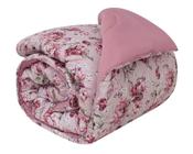 Edredom Zelo Super Soft Casal 170 Fios - Bouquet Rosa