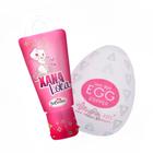 Egg Masturbador Masculino Estimulador Peniano + Gel Excitante Feminino Sex Shop