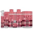 Eico Salão Em Casa Hidratação Intensiva Shampoo e Condicionador 450ml + Máscara 1Kg + Finalizadores