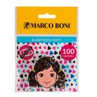 Elástico de Cabelo Soft Marrom com 100 Unidades - Marco Boni