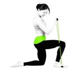 Elástico Tensão Multifuncional Exercícios CrossTube Formato Oito Bíceps Tríceps Glúteos Fisioterapia Treino Pilates VERDE