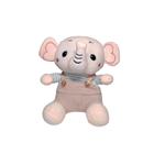 Elefante Baby de Pelúcia com Suspensório 20cm