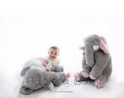 Elefante de pelúcia 80 cm almofada travesseiro Bebê Antialérgico