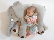 Elefante de Pelúcia Plush 60cm Anti-alérgico