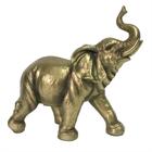 Elefante Decorativo De Resina Bronze