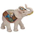Elefante Decorativo Em Resina - 23X21Cm