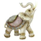 Elefante Decorativo Em Resina GRANDE 32 cm Estatueta Indiano Sabedoria Sorte ElefanteGG01