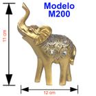 Elefante Decorativo Em Resina Indiano Sabedoria Sorte