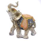 Elefante Decorativo Em Resina Indiano Sabedoria Sorte