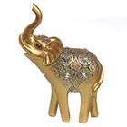 Elefante Decorativo Em Resina Indiano Sabedoria Sorte Peq M100
