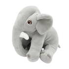 Elefante Filhote Cinza Pelúcia 16Cm Animal Selva Floresta