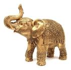 Elefante Indiano Da Fortuna Resina Para Decoração